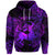 Sagittarius Zodiac Polynesian Zip Hoodie Unique Style Purple LT8 - Polynesian Pride