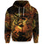 Custom Sagittarius Zodiac Polynesian Zip Hoodie Unique Style Gold LT8 - Polynesian Pride