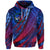 Samoa Hoodie Artsy Style Mixed Blue LT9 Hoodie Mixed Blue - Polynesian Pride