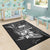 Samoa Area Rug - Fish With Plumeria Flowers Style - Polynesian Pride