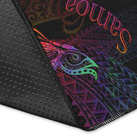 Samoa Area Rug - Butterfly Polynesian Style - Polynesian Pride