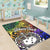 Samoa Custom Personalised Area Rug - Rainbow Polynesian Pattern - Polynesian Pride