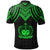 Samoa Custom Polo Shirt Polynesian Armor Style Green - Polynesian Pride