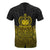 Samoa Polynesian T Shirt Gold Pride Map And Seal - Polynesian Pride