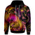 Samoa Hoodie Samoa in wave Unisex Black - Polynesian Pride