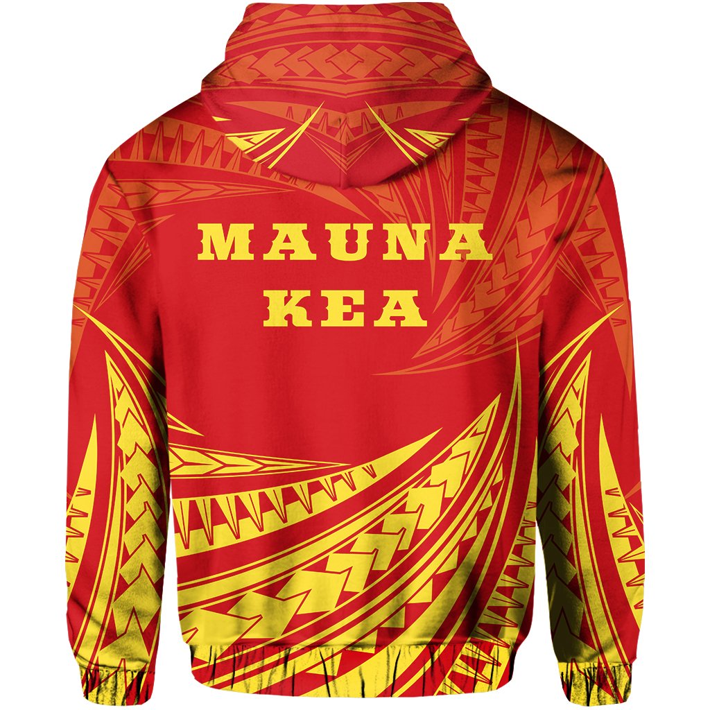 Hawaiian Mauna Kea Polynesian Hoodie Tornado Style - Polynesian Pride