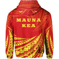 Hawaiian Mauna Kea Polynesian Hoodie Tornado Style - Polynesian Pride