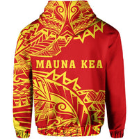 Hawaiian Mauna Kea Polynesian Zipper Hoodie Viva Style - Polynesian Pride