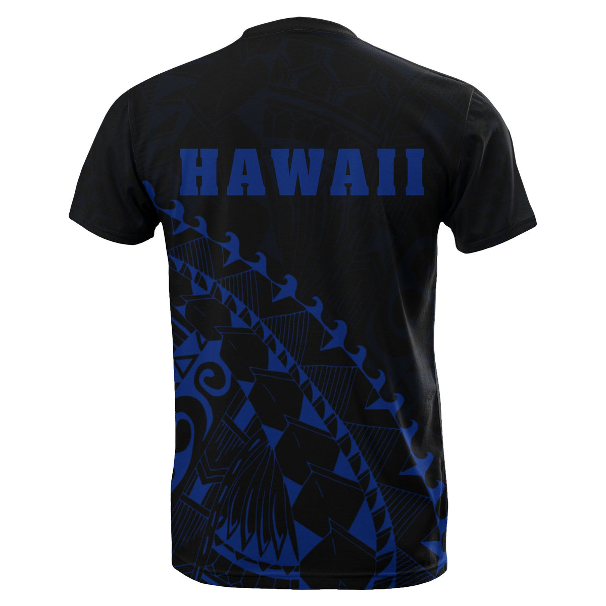 Kanaka Map T shirt ( Blue) Turtle Style - Polynesian Pride
