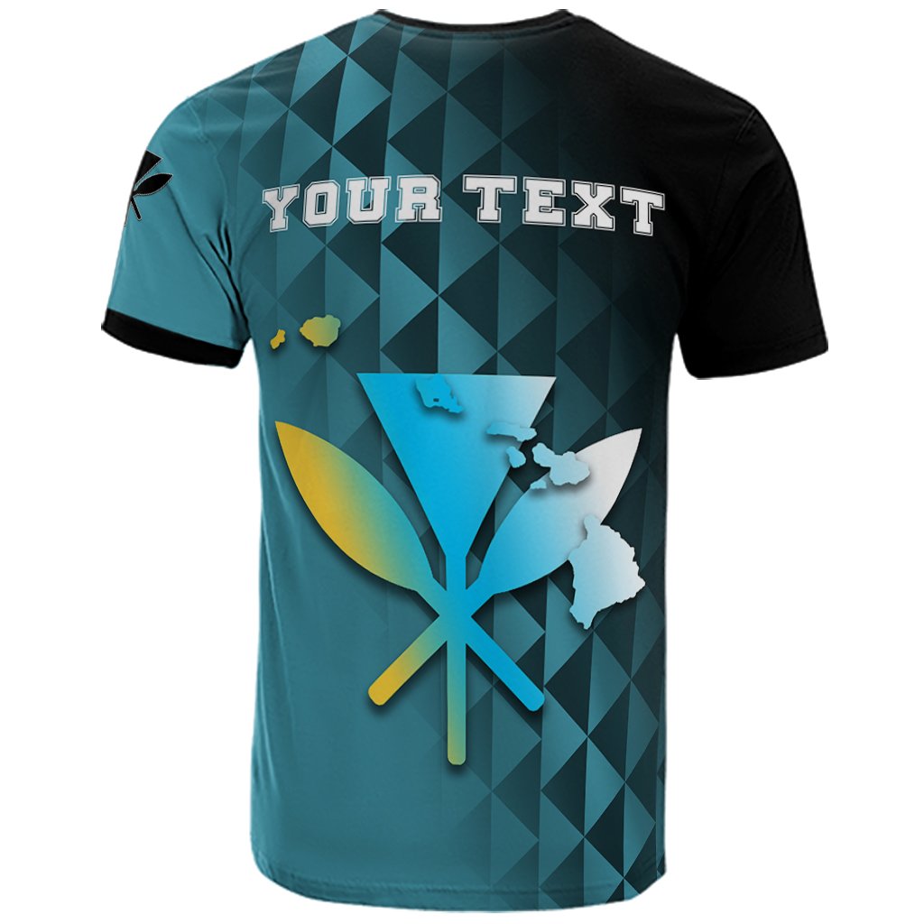 Custom Hawaiian Kanaka Fish Hook T Shirt Diamond Style - Polynesian Pride