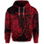 Custom Scorpio Zodiac Polynesian Zip Hoodie Unique Style Red LT8 - Polynesian Pride