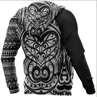 Maori Hoodie Polynesian Ethnic Style Tattoo - Polynesian Pride