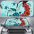 Sea Turtle Hibiscus Car Sun Shade AH Auto Sun Shade Universal Fit White - Polynesian Pride