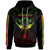 Zimbabwe Hoodie Elephant Style Unisex Black - Polynesian Pride