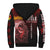 (Custom Personalize) Kolisi Tonga 'Atele Old Boys Sherpa Hoodie Red Lions LT7 - Polynesian Pride