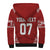 Personalised Tonga Rugby Sherpa Hoodie Mate Ma'a Tonga Warriors LT7 - Polynesian Pride