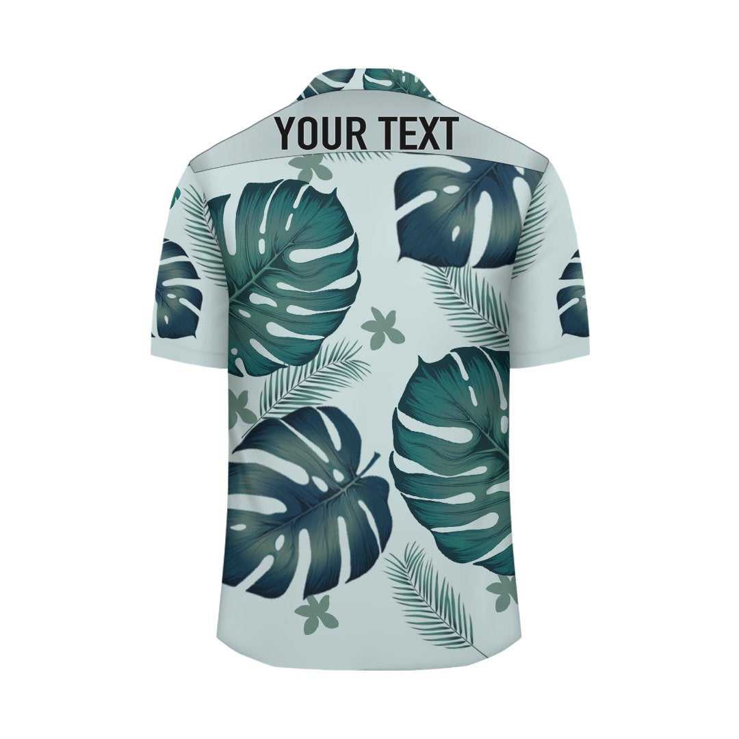 (Personalized) Monstera Tropical Hawaiian Shirt - Haka Style - Polynesian Pride