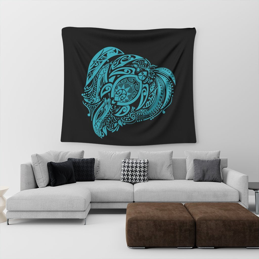Simple Tapestry Blue AH - Polynesian Pride