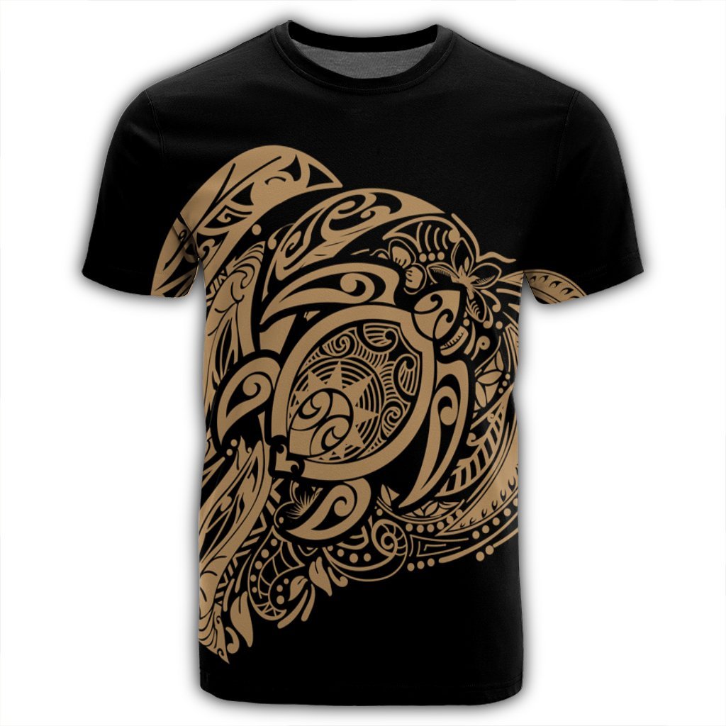 Simple T Shirt Gold - Polynesian Pride