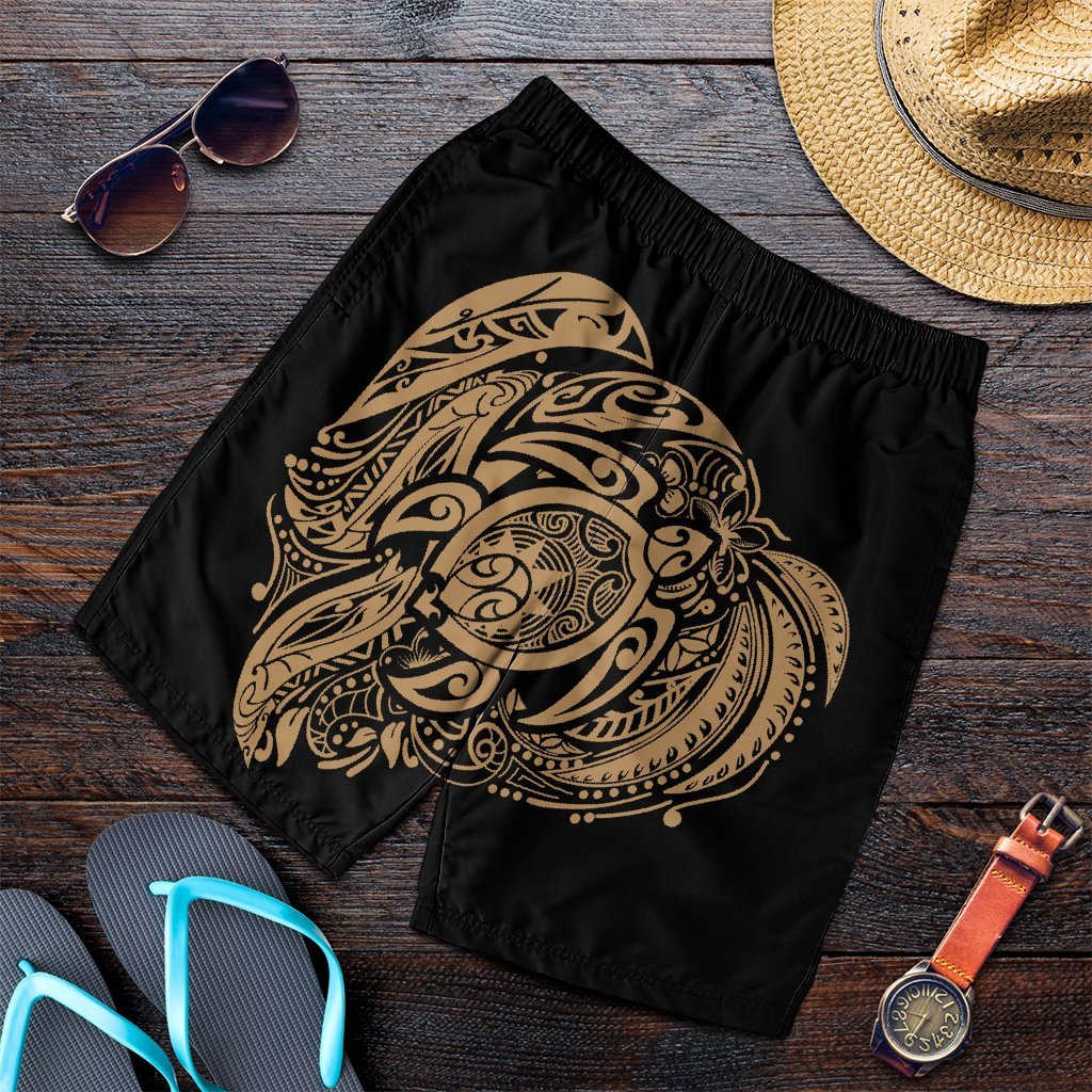 Simple Men's Shorts Gold AH Art - Polynesian Pride