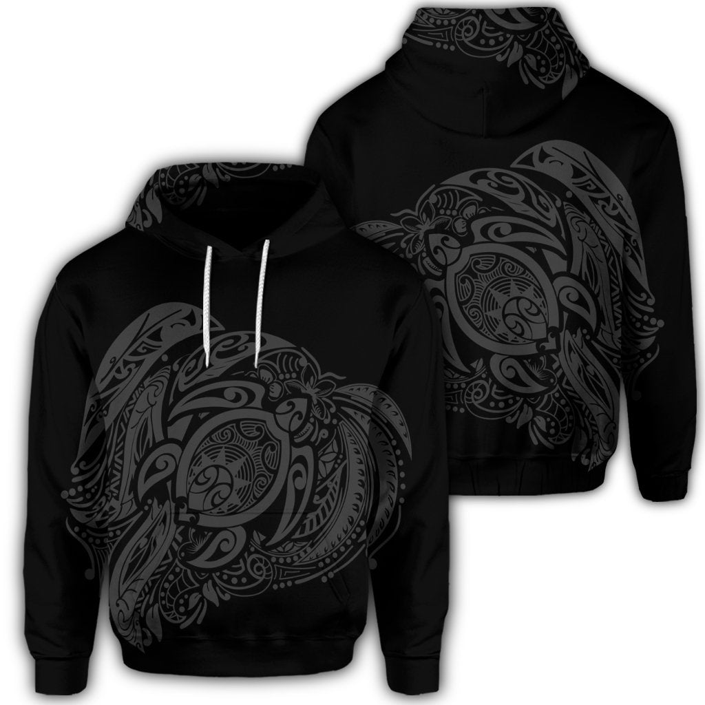 Simple Hoodie Gray Unisex Art - Polynesian Pride