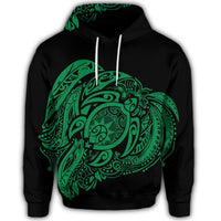 Simple Hoodie Green - Polynesian Pride