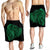 Simple Men's Shorts Green AH - Polynesian Pride