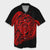 Simple Hawaiian Shirt Red AH Unisex Black - Polynesian Pride