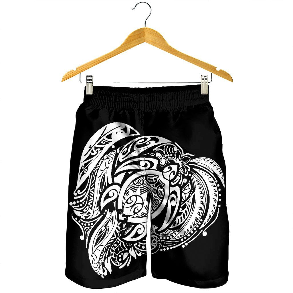 Simple Men's Shorts White AH - Polynesian Pride