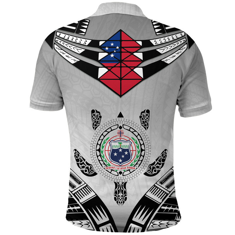 Samoa Black Saturday Polo Shirt Visual Arts LT9 - Polynesian Pride