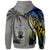 Solomon Islands Zip up Hoodie Classical Coconut Tree - Polynesian Pride