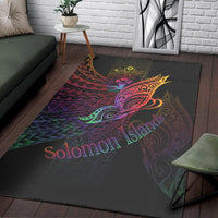 Solomon Islands Area Rug - Butterfly Polynesian Style - Polynesian Pride