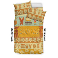 Hawaii Surf Retro Style Bedding Set LT9 - Polynesian Pride