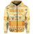 Hawaii Surf Retro Style Hoodie LT9 Zip Hoodie Yellowish - Polynesian Pride