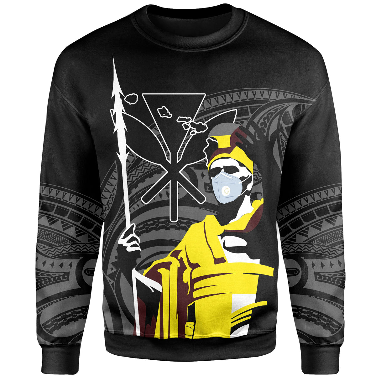 Hawaii Stay At Home King Sweatshirt - Polynesian Pride