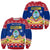 Guam Tribal Polynesian Christmas Vibe Sweater LT9 Unisex Blue - Polynesian Pride