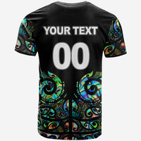 Custom New Zealand Rugby T Shirt Maori Manaia Papua Shell style LT6 - Polynesian Pride