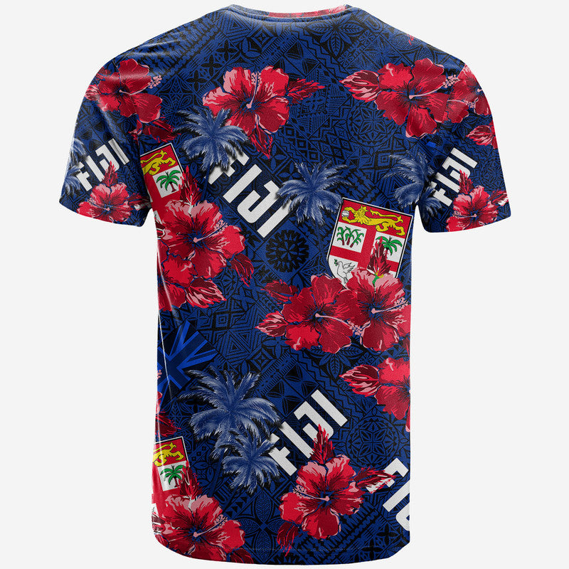Fiji Hibiscus T Shirt Hawaii Style No.2 LT6 - Polynesian Pride
