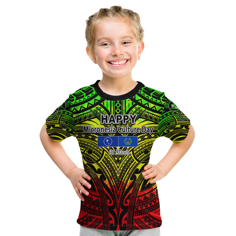 Micronesia Culture Day T Shirt Chuuk And Pohnpei Reggae Style LT6 LT6 - Polynesian Pride