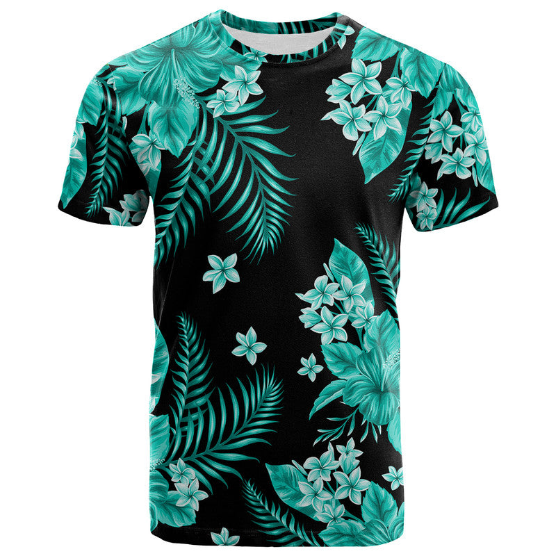 Hawaii Summer Colorful T Shirt Turquesa LT6 Green - Polynesian Pride