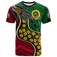 Vanuatu Mix Aboriginal Happy Independence Day T Shirt LT6 - Polynesian Pride