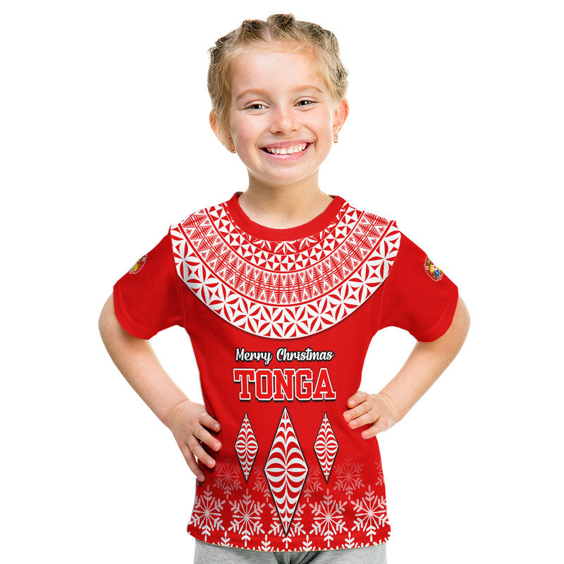 Tonga Kupesi Ngatu Merry Christmas T Shirt LT9 - Polynesian Pride