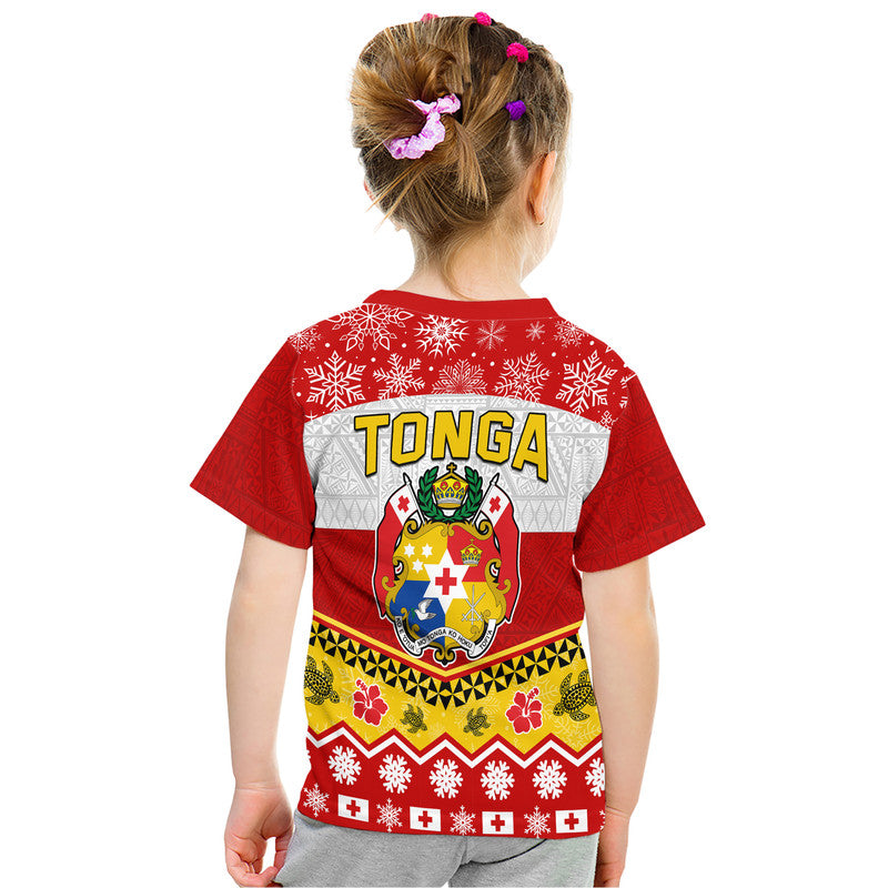 Tonga Christmas Kilisimasi Fiefia Coat of Arms T Shirt LT9 - Polynesian Pride