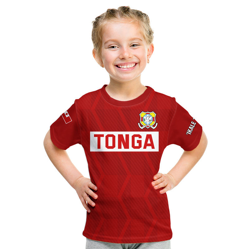 Tonga Rugby Sevens Kid T Shirt Sporty Style LT9 - Polynesian Pride
