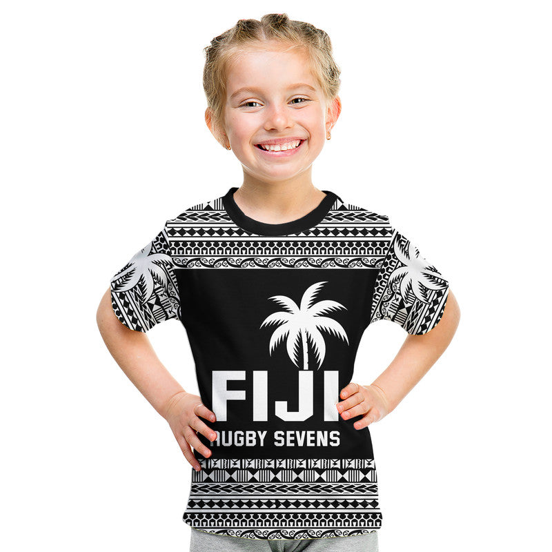 Fiji Rugby Sevens Kid T Shirt Simple Style LT9 - Polynesian Pride