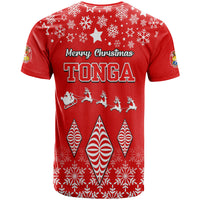 Tonga Kupesi Ngatu Merry Christmas T Shirt LT9 - Polynesian Pride