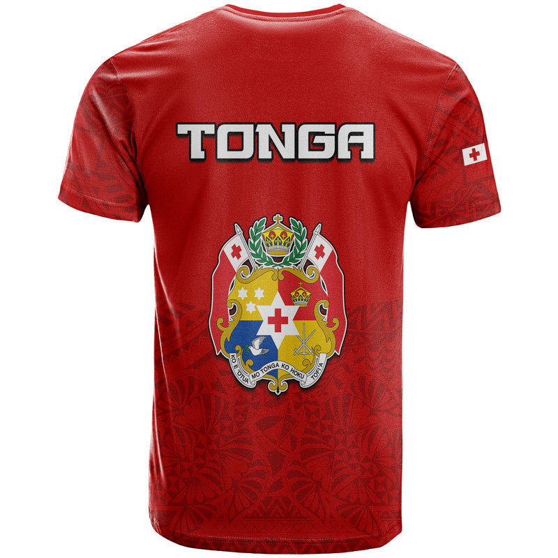 Polynesian Pride Tonga Rugby Tongan Kupesi Ngatu Design T Shirt LT9 - Polynesian Pride