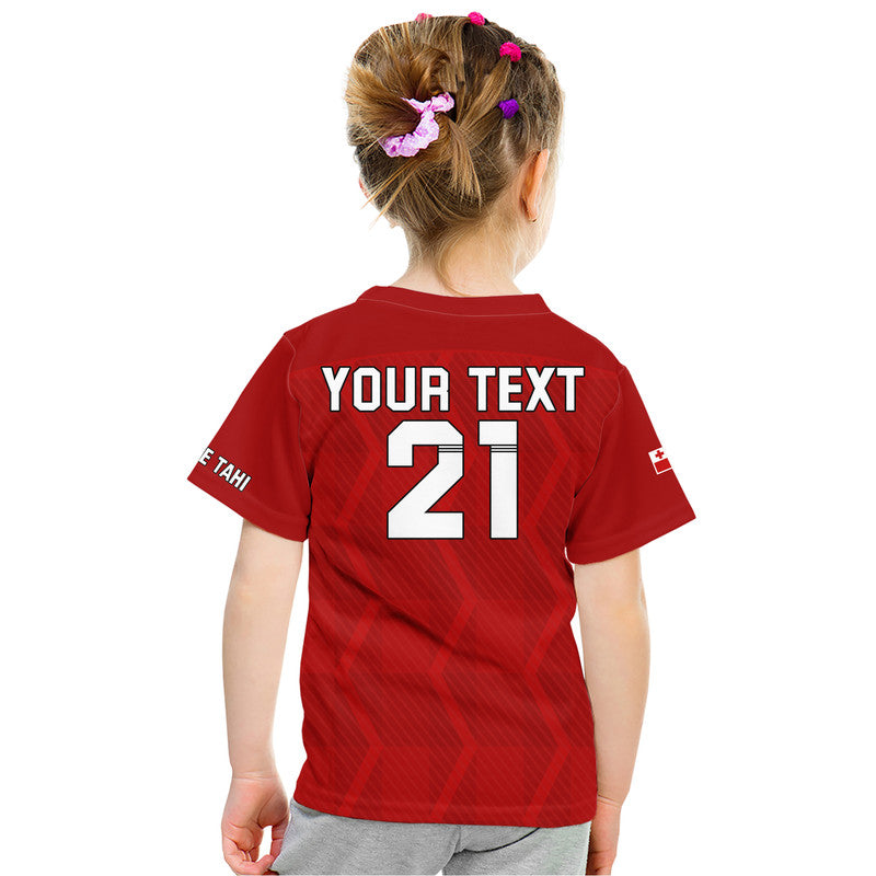 (Custom Text and Number) Tonga Rugby Sevens T Shirt Sporty Style LT9 - Polynesian Pride