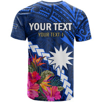 Custom Nauru Independence Day T Shirt Polynesian Tropical LT9 - Polynesian Pride