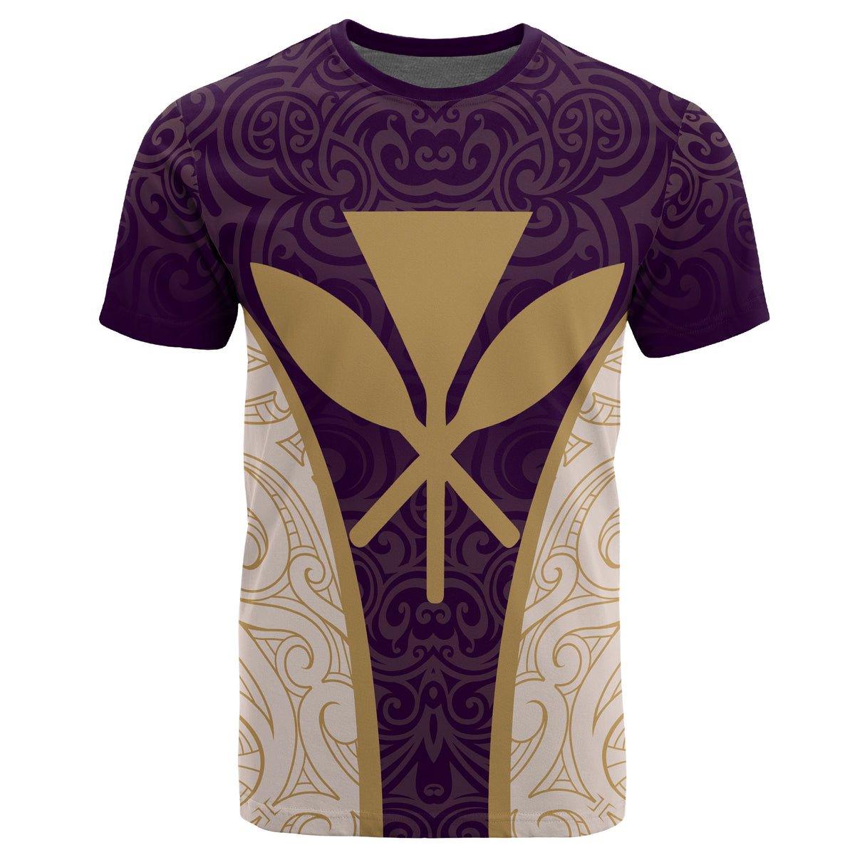 Custom Hawaii Kanaka Map T Shirt Special Edition James Style Purple - Polynesian Pride